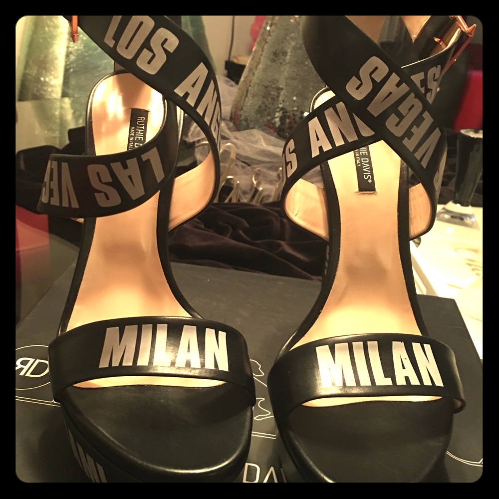 Ruthie Davis Jet Set City Heels (Size 41)